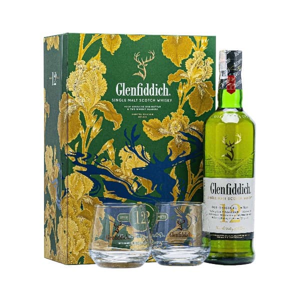 Rượu Whisky Glenfiddich 12 năm – Hộp Quà Tết 2026