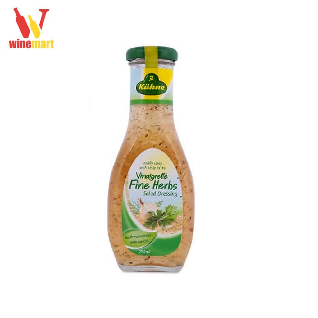Sốt trộn salad vị Bạc Hà Kuehne 250ml