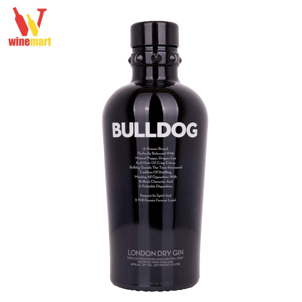 Rượu Bulldog London Dry Gin 1000ML
