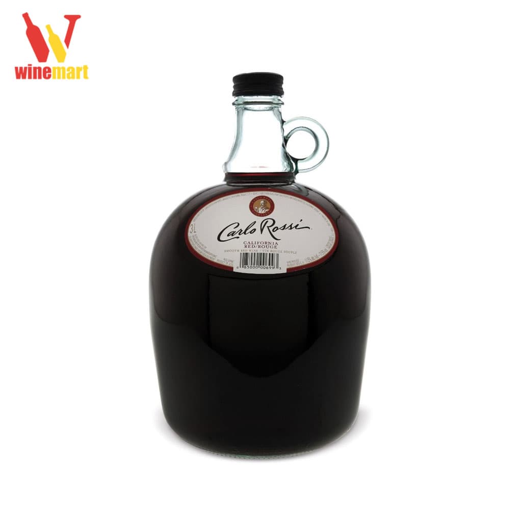 Vang Carlo Rossi California Red - 3000ml