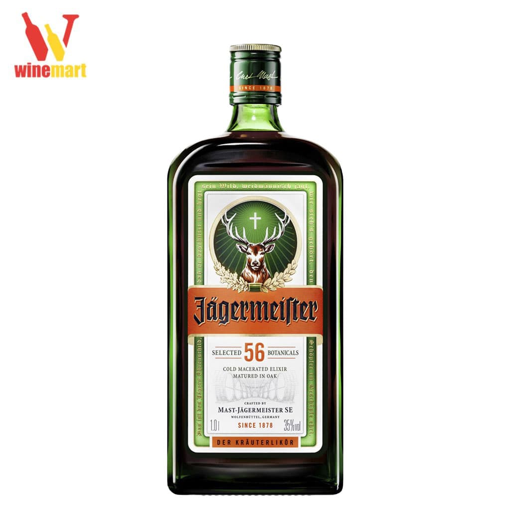 Rượu Jagermeister Selected 56 Botanicals (Rượu thảo mộc đến từ Đức) - 1000ml