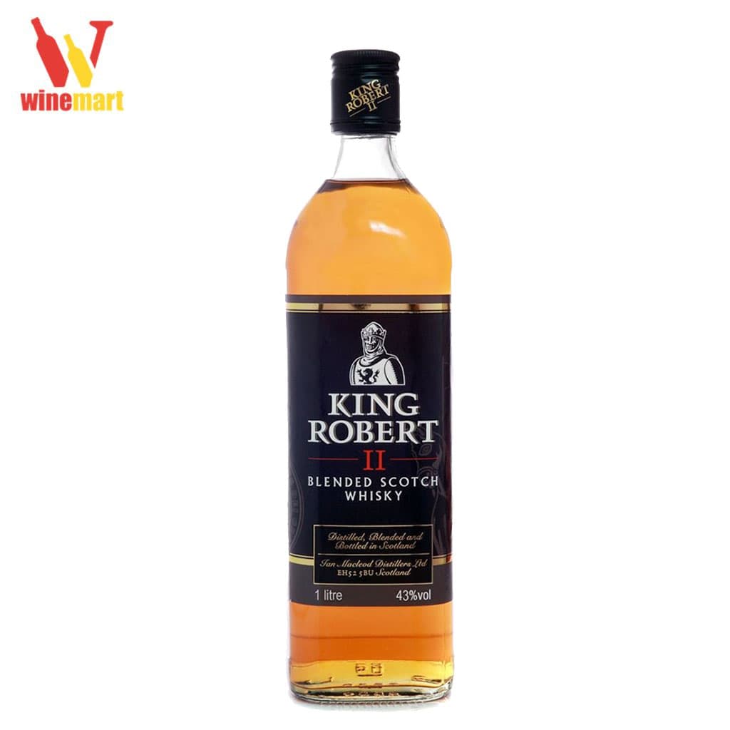 Rượu King Robert II Whisky (1000ml)