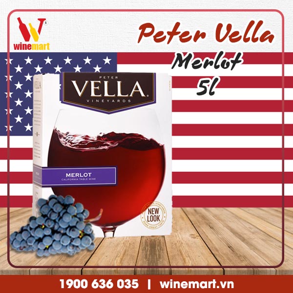 Peter Vella Merlot 5l