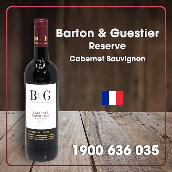 Vang Barton & Guestier Reserve Cabernet Sauvignon