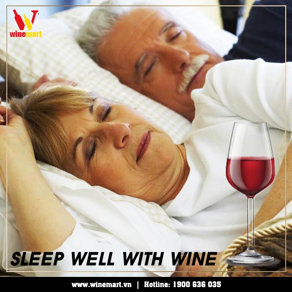 Uống rượu vang mỗi tối giúp dễ ngủ