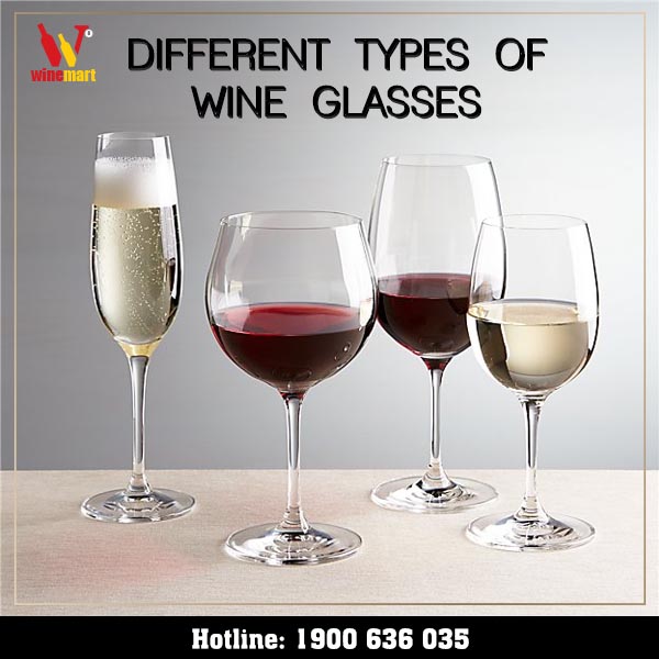 Hình dạng ly khác nhau có ảnh hưởng thế nào đến quá trình thưởng thức rượu vang