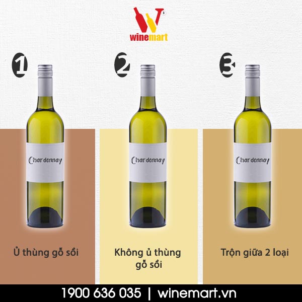 Chardonnay được chia làm 3 loại