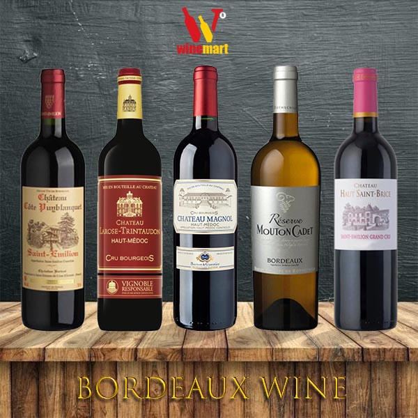 Vang Bordeaux Pháp nổi tiếng trên toàn thế giới