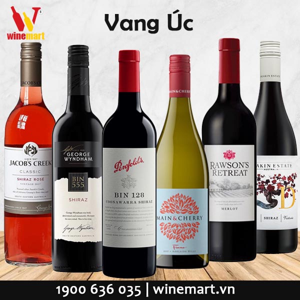 Rượu vang Úc giá tốt ở Winemart