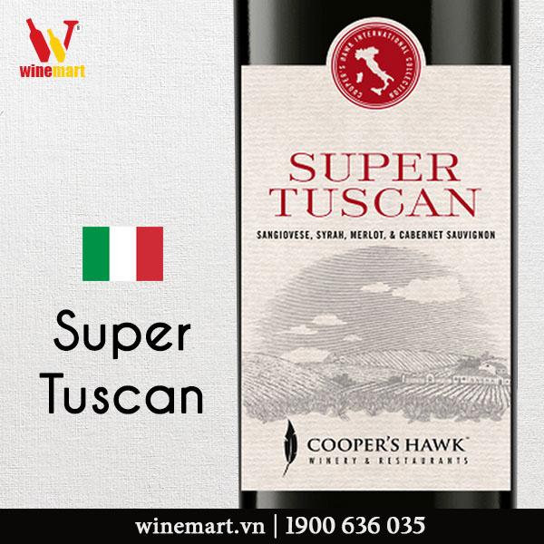Super-Tuscan: Những chai vang chất lượng cao làm từ nho ngoại lai