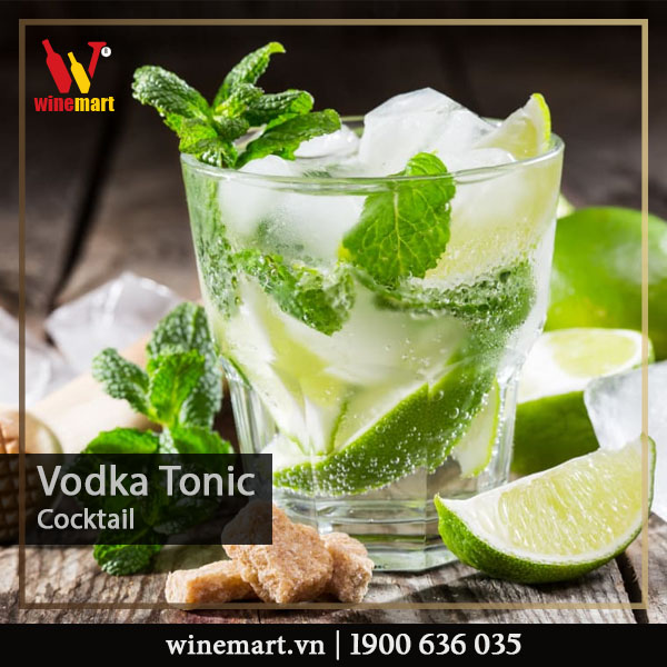 Vodka Tonic Cocktail