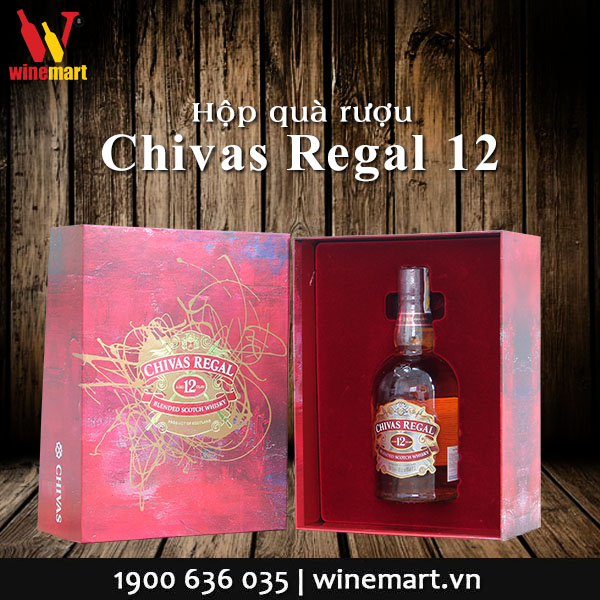 Hộp quà rượu Chivas 12 - 2021